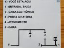 Mapa Tátil Braille/Relevo Acrílico