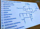 Mapa Tátil Braille/Relevo Acrílico