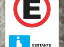 Placa de Estacionamento PCD | Cadeirante | Idosos 60+ | Autista | Gestante | Veículos Elétricos
