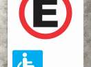 Placa de Estacionamento PCD | Cadeirante | Idosos 60+ | Autista | Gestante | Veículos Elétricos