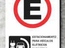 Placa de Estacionamento PCD | Cadeirante | Idosos 60+ | Autista | Gestante | Veículos Elétricos