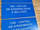 Placa Tátil Braille/Relevo PVC