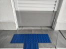 Protetor de borracha para absorção de impacto em portas