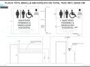 Placa Tátil Braille DS TOTAL TECH®