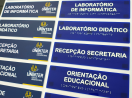 Placa Tátil Braille Acrílico