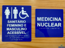 Placa Tátil Braille Acrílico
