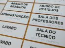 Placa Tátil Braille Acrílico
