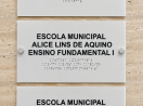 Placa Tátil Braille Acrílico