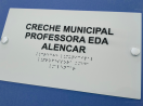 Placa Tátil Braille Acrílico