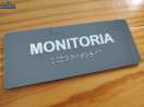 Placa Tátil Braille Acrílico