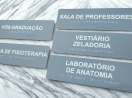 Placa Tátil Braille Acrílico