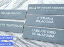 Placa Tátil Braille Acrílico