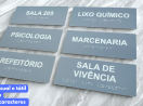 Placa Tátil Braille Acrílico
