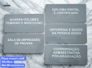 Placa Tátil Braille Acrílico