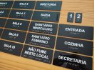 Placa Tátil Braille Acrílico