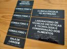 Placa Tátil Braille Acrílico