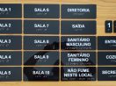 Placa Tátil Braille Acrílico