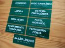 Placa Tátil Braille Acrílico