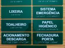 Placa Tátil Braille Acrílico