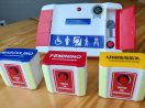 Central Alarme de Emergência Audiovisual Para Acionadores Sem Fio. Para Sanitários / Banheiros Acessíveis PCD