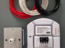 Alarme Audiovisual e Acionador Com Fio Para Sanitário Banheiro e Vestiário