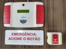 Alarme de Emergência Audiovisual Sem Fio Para Sanitário Acessível