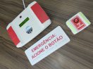 Alarme de Emergência Audiovisual Sem Fio Para Sanitário Acessível
